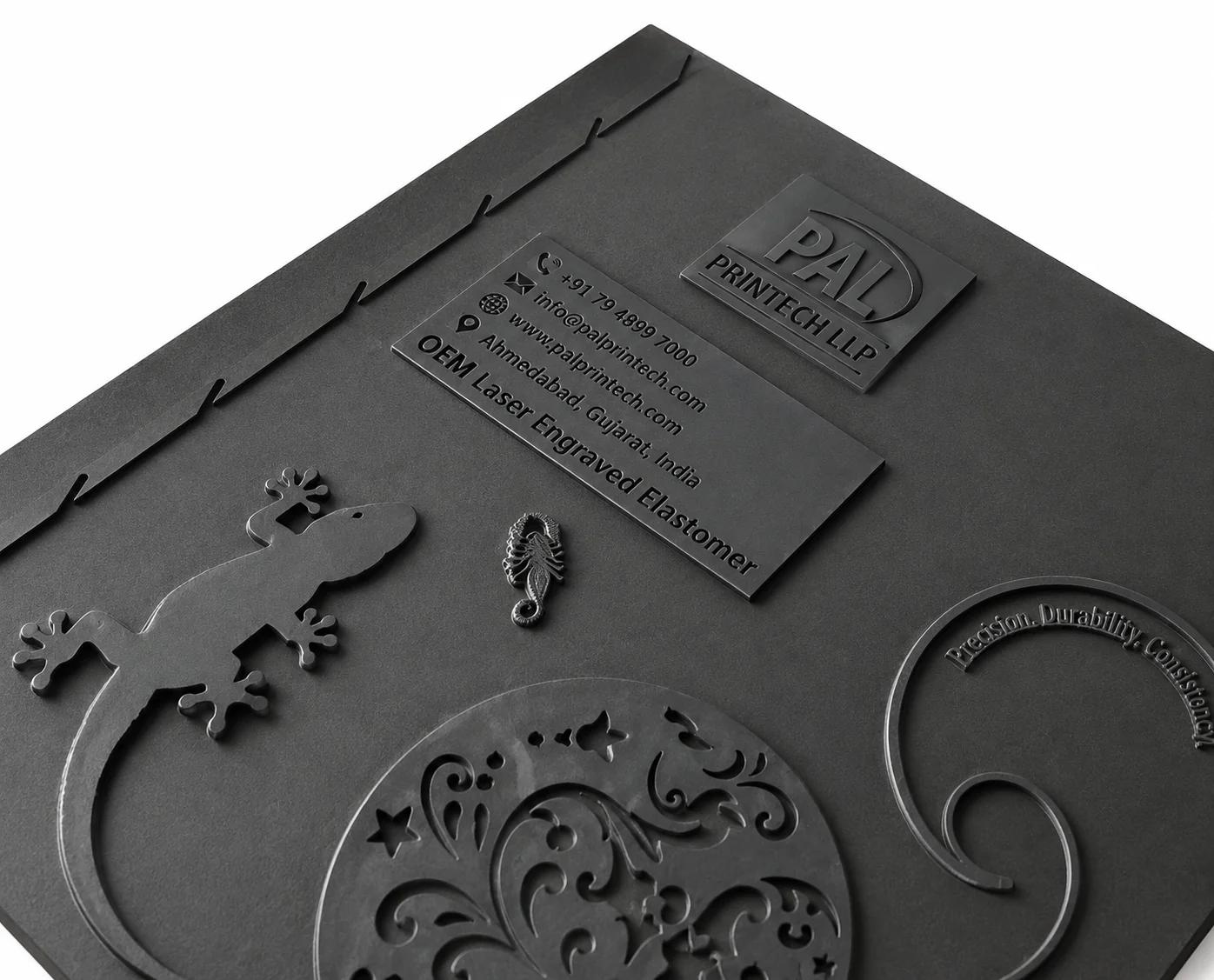 Direct Laser Engraved Elastomer Plates